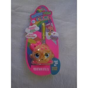 NEW Squishy Toy Pods LipBalm Chapstick kids Strawberry Flavor Collectibles Heart